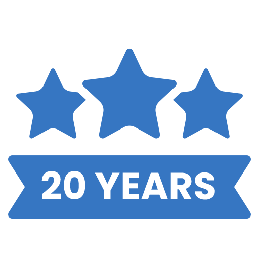 20 Years of Experience